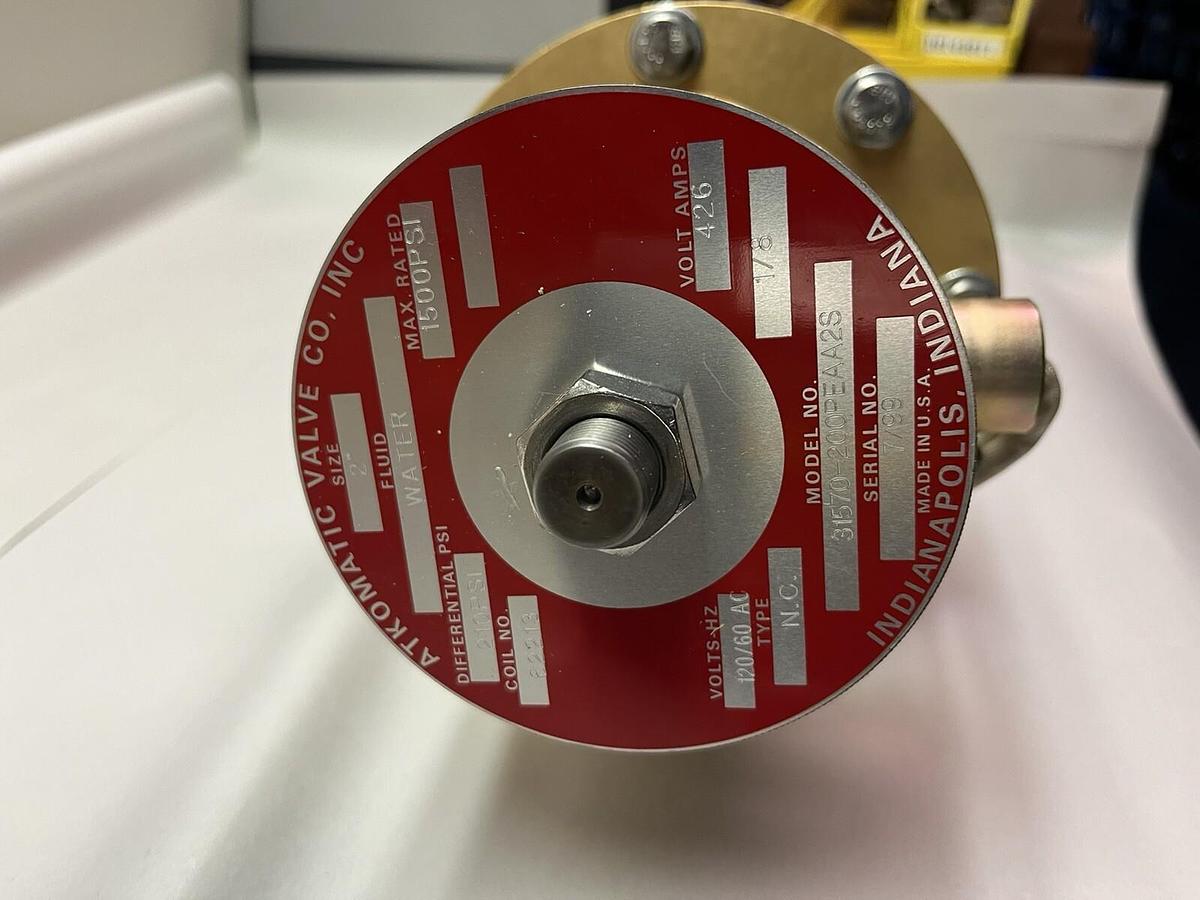 ATKOMATIC,31570-200PEAA2S,PRESSURE VALVE 2" NC 1500PSI 120VAC