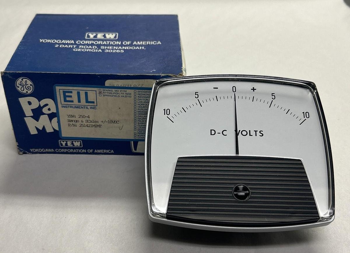 Used YOKOGAWA,250-4,PANEL METER NEW