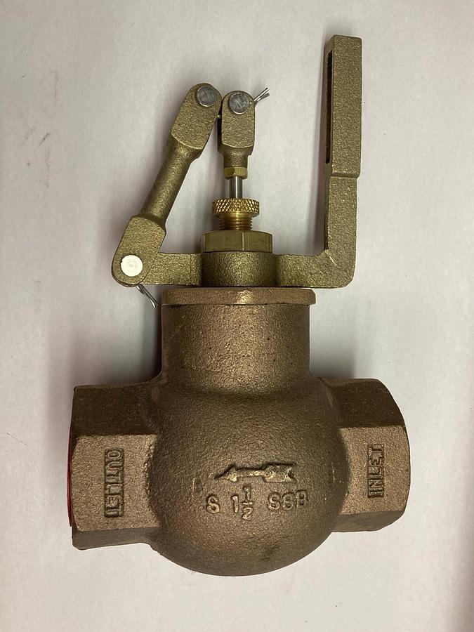 Keckley,Size 1-1/2 INCH,Float Valve Type 7 Pattern Globe