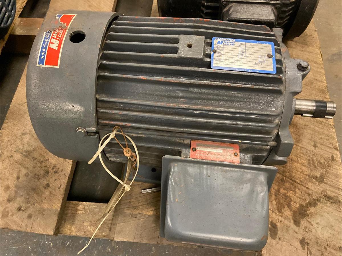 Used Pacemaker Magnetek,FRAME S215,5hp Motor 1760RPM 460V Frame S215