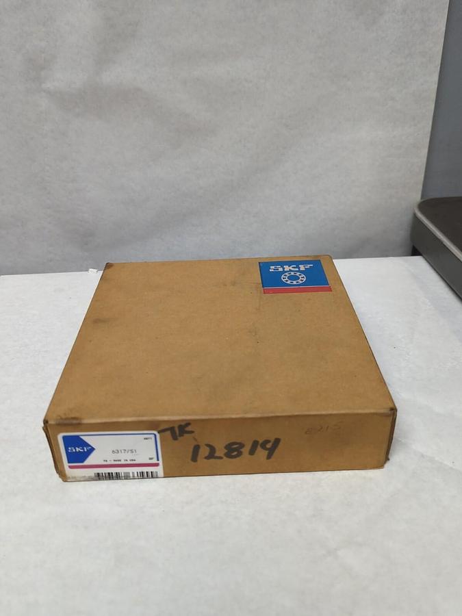 SKF,6317/S1,DEEP GROOVE BALL BEARING NEW SEALED BOX