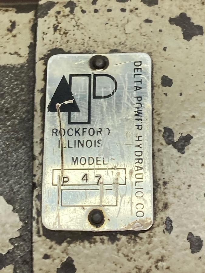 Used Delta Power,P47,Hydraulic Pump