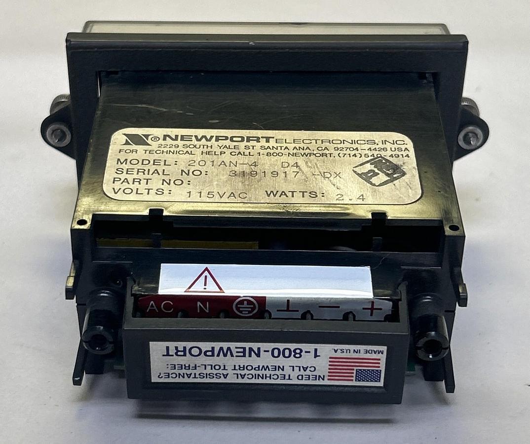 Used NEWPORT,201AN-4,DIGITAL PANEL METER 115V 2.4W