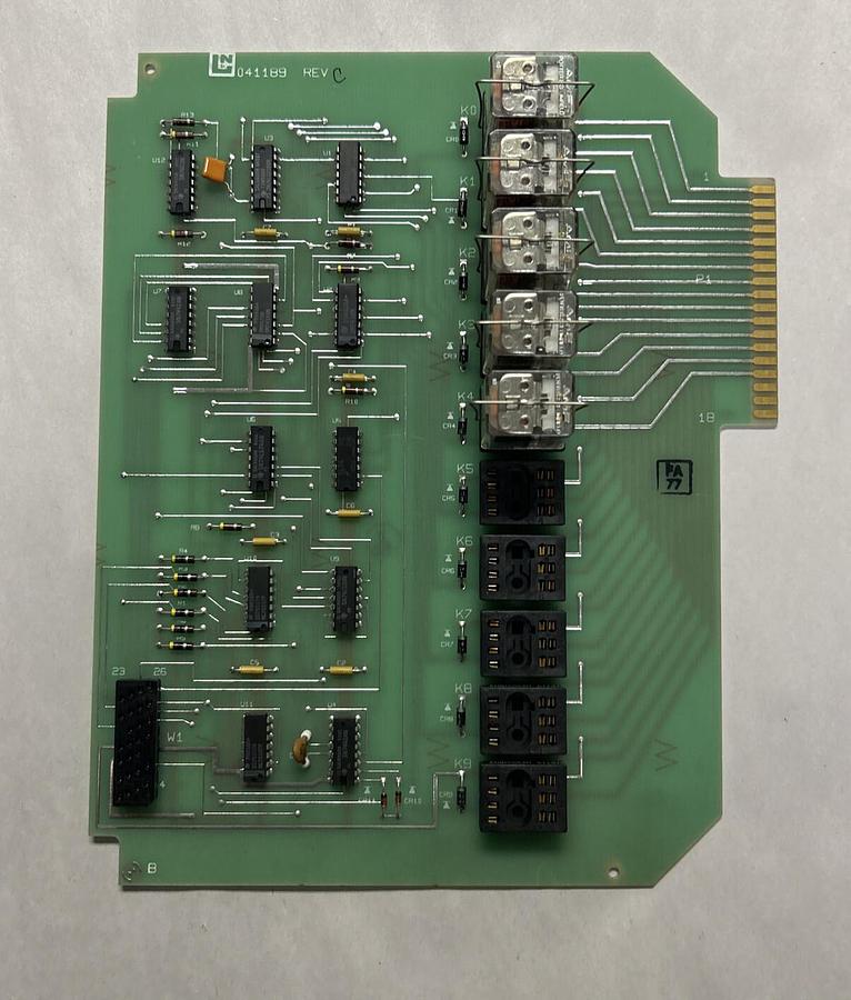 Used LEEDS & NORTHRUP,041189,RELAY BOARD