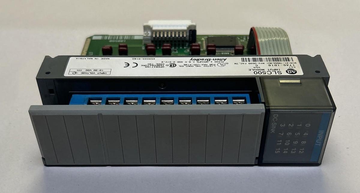 Used ALLEN BRADLEY,1746-IB16,SLC500 INPUT MODULE LOT OF 3