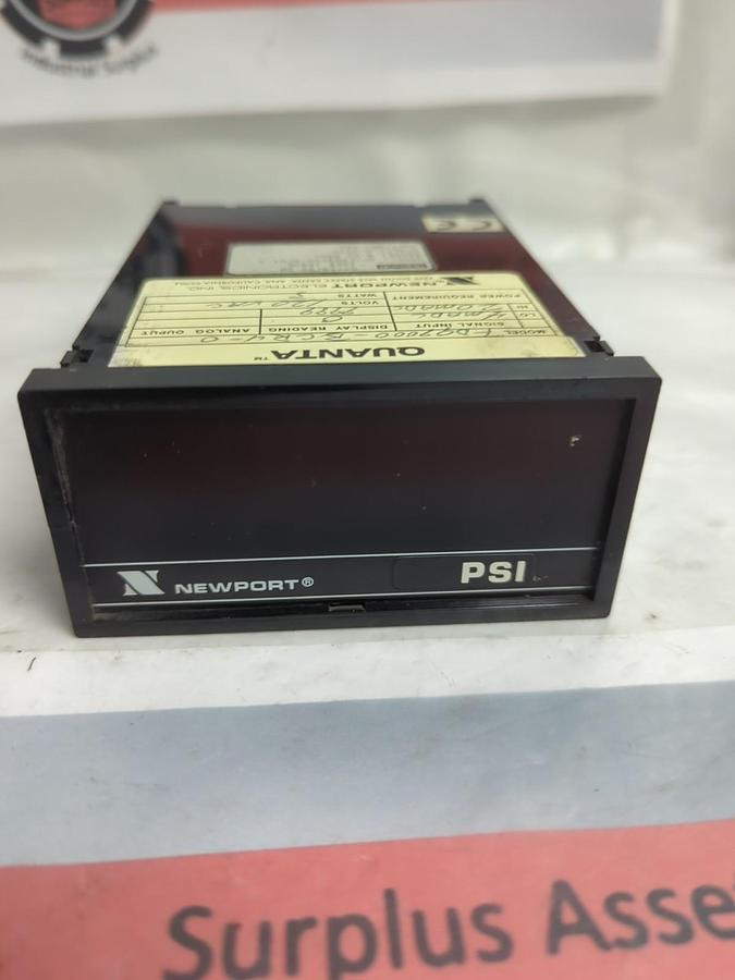 Used NEWPORT,FDQ9000-BCR4-0,DIGITAL METER RANGE: 4-20 MADC SCALE: 0-9999 PRE-OWNED