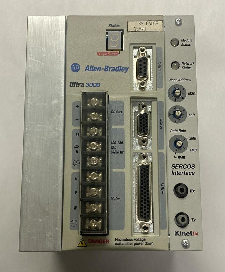 Used ALLEN BRADLEY,2098-DSD-010-SE,SER B ULTRA 3000 DIGITAL SERVO DRIVE