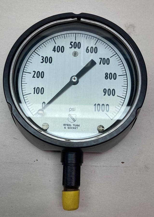 Ashcroft,45-1220-B,Pressure Gauge 0/1000 psi