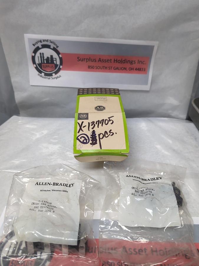 ALLEN BRADLEY,Z-137705,CROSS BAR ASSEMBLY LOT OF 2 NOS