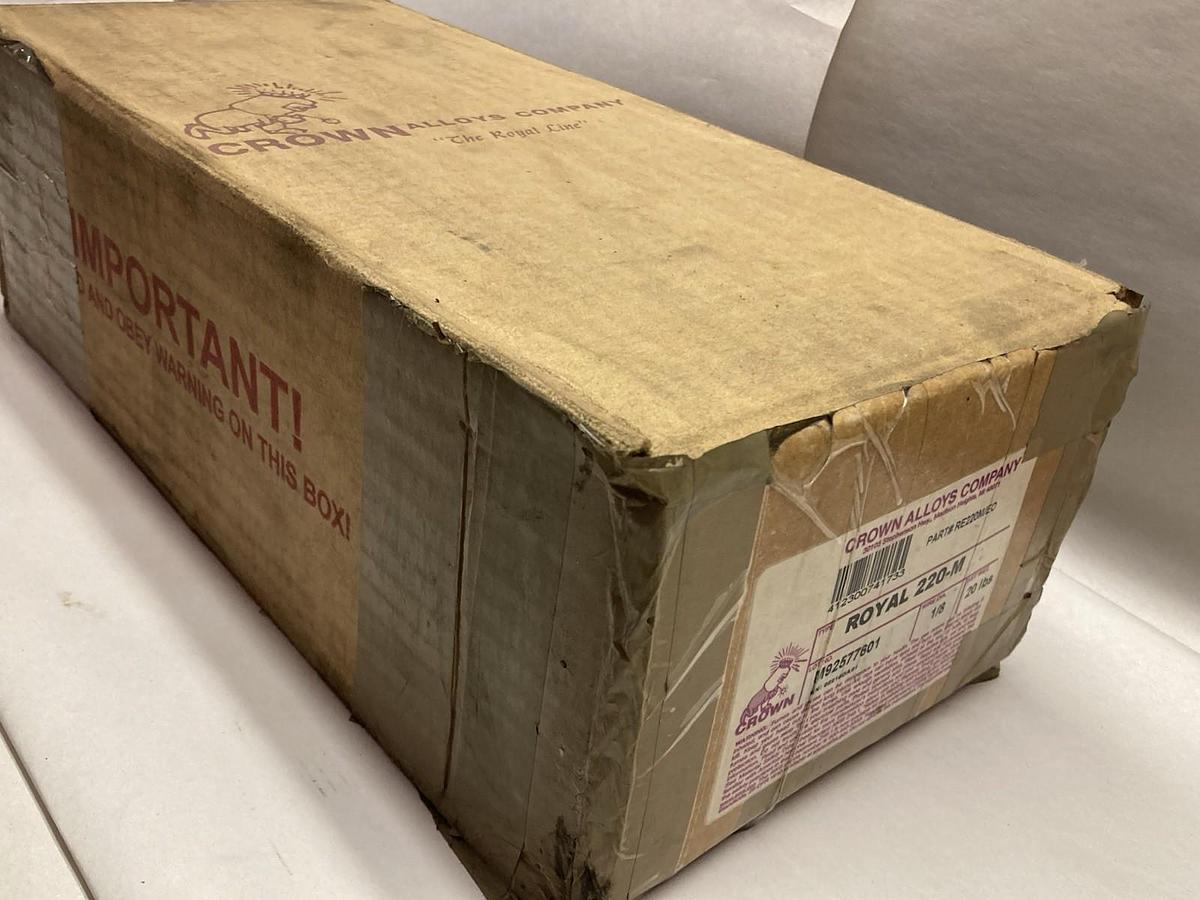 Used Crown Alloy,RE220M/EO,Super Alloy Electrodes 1/8 Inch Diameter M92577601
