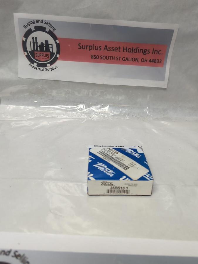 MARTIN,35BS18 1,BORED TO SIZE SPROCKET NOS