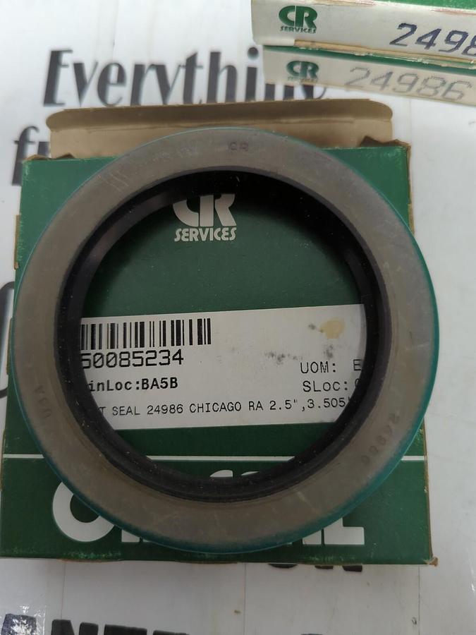 SKF CHICAGO RAWHIDE,24986,OIL SEALS 2.5 INCH X 3.505 INCH LOT OF 5 NOS