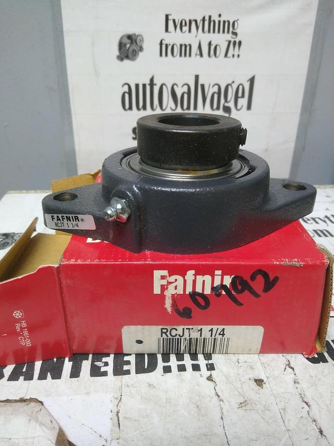FAFNIR,RCJT 1-1/4,FLANGE MOUNT BEARING 2-BOLT 1-1/4 IN BORE NOS