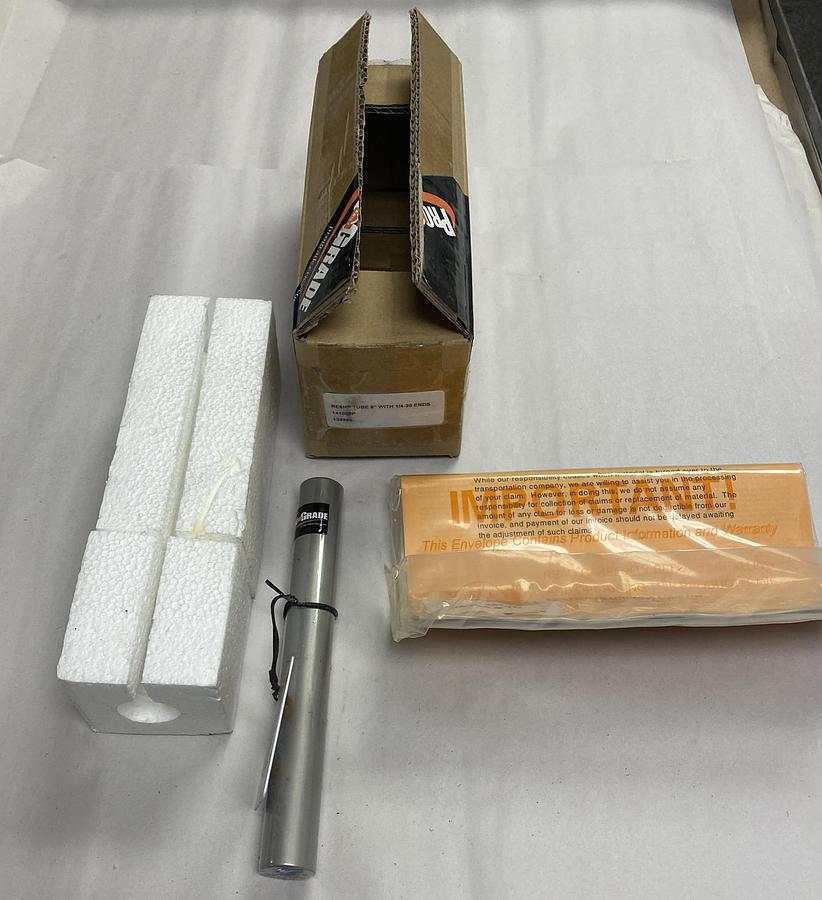 Used Eriez,RE6HP,8" Extreme RE Tube Magnet 141008P with 1/4-20Ends