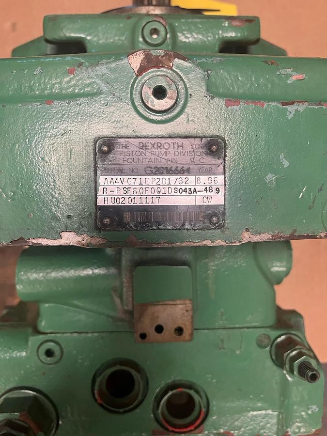 Used REXROTH,AA4V-G71EP2D1/32,HYDRAULIC PISTON PUMP