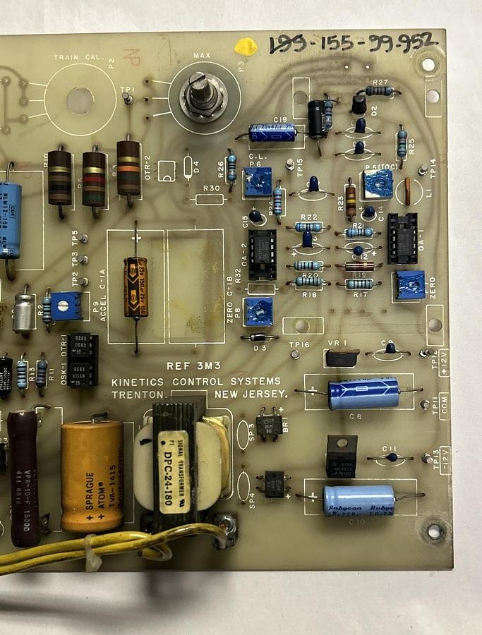 Used KINETICS CONTROL SYSTEMS,REF 3M3,CIRCUIT BOARD