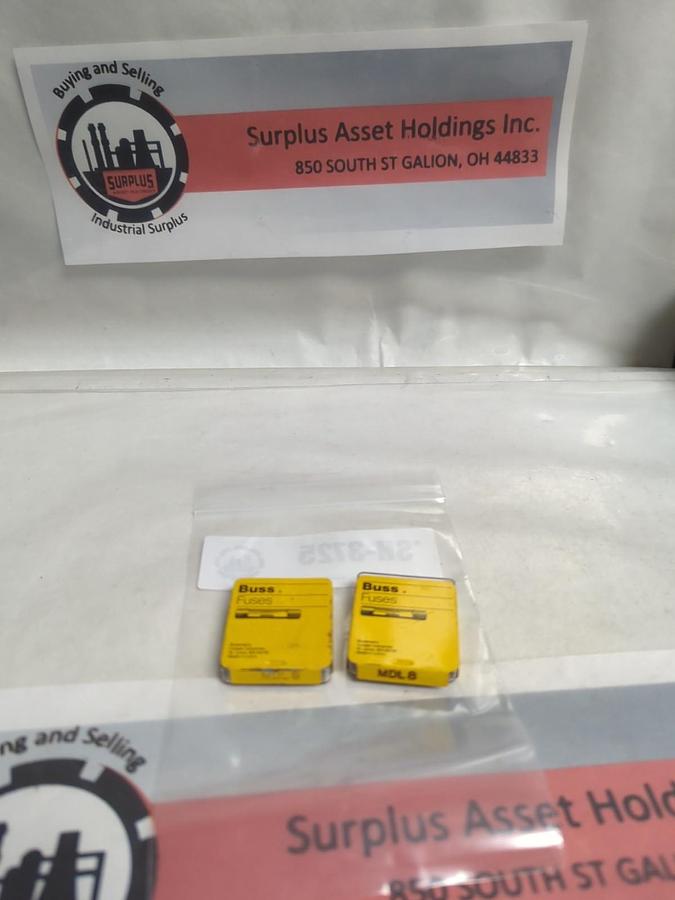 COOPER BUSSMANN,MDL8,FUSE LOT OF 10 PCS NOS