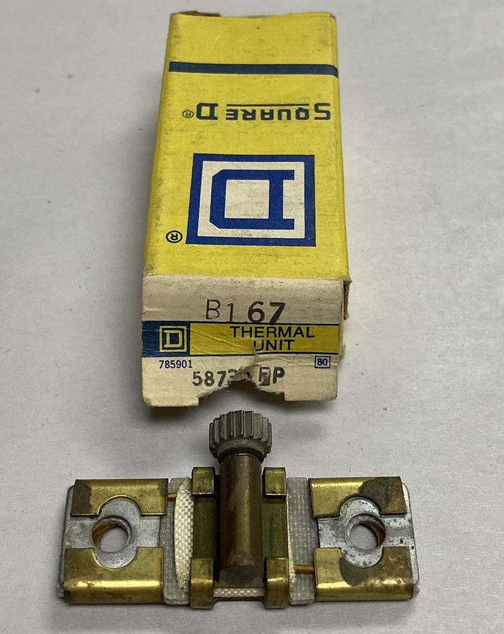 Square D,B1.67,Overload Relay Heater Element Lot Of 2 NOS