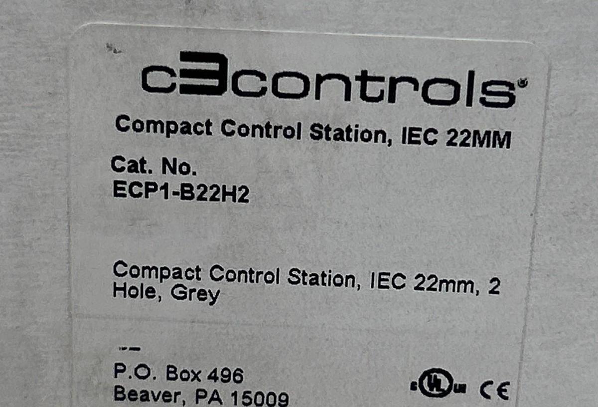 C3 CONTROLS,ECP1-B22H2,COMPACT CONTROL STATION ENCLOSURE NOS