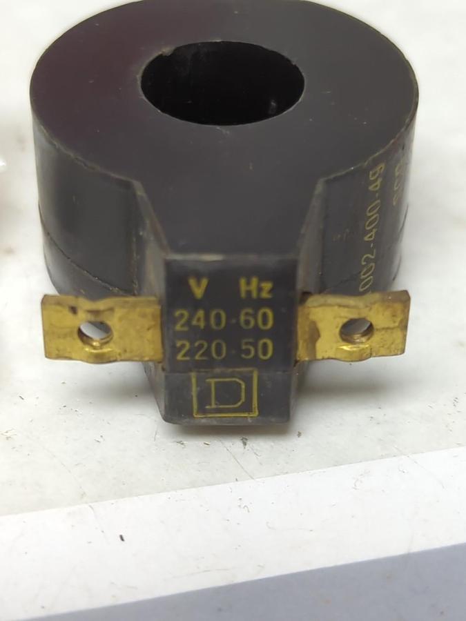 Used SQUARE D,31002-400-49,COIL 240V 60HZ 220V50HZ LOT OF 2 PRE-OWNED