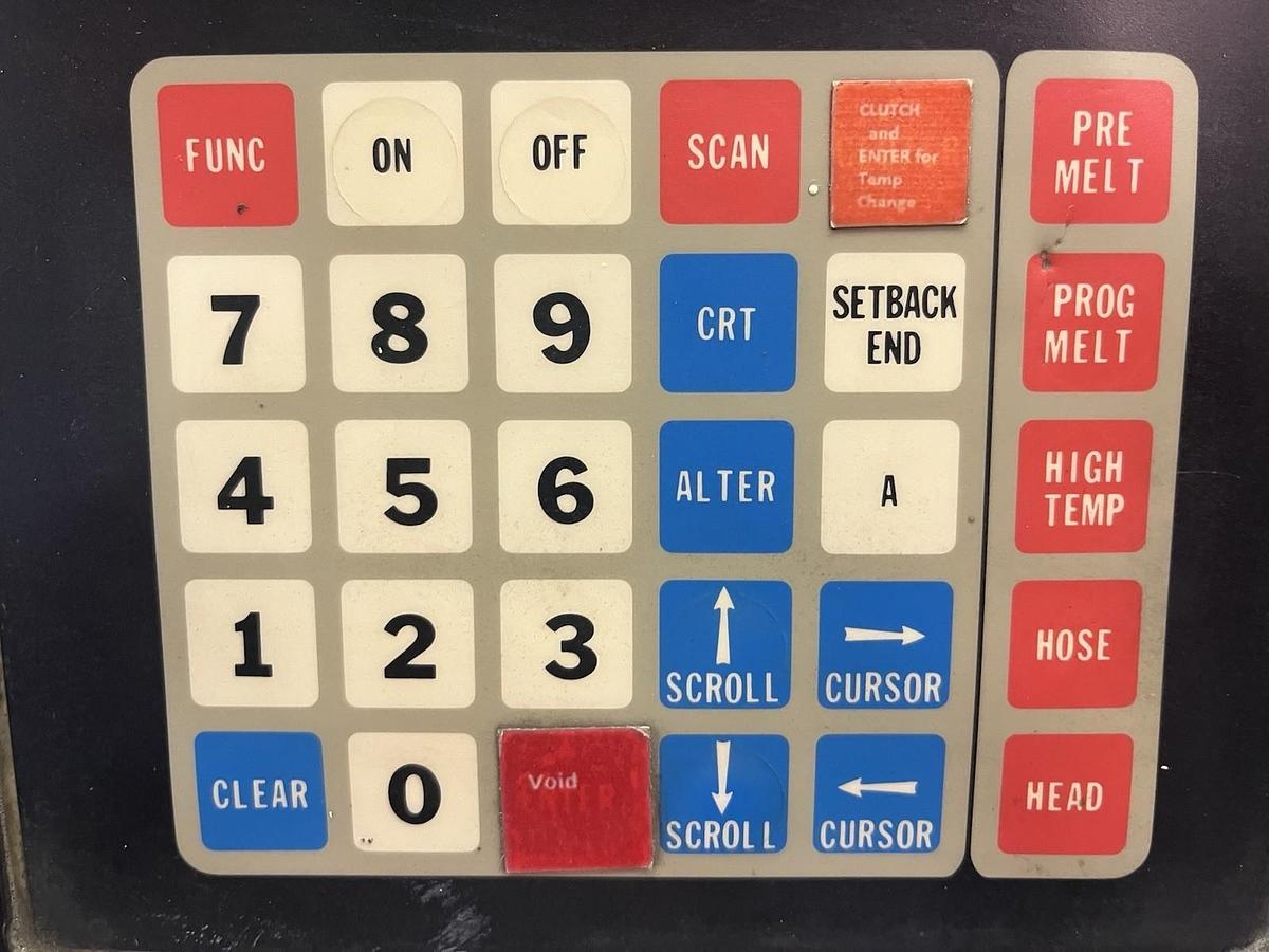 Used ITW DYNATEC,18221,HOT MELT ADHESIVE GLUE DISPLAY CONTROL PANEL