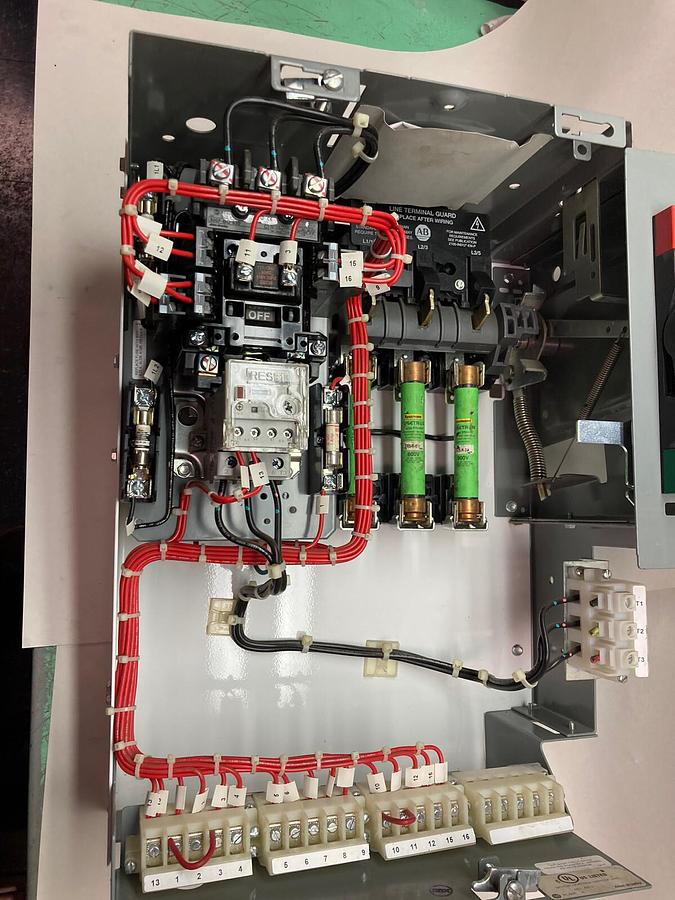 Used Allen-Bradley,2112B,Size 1 Fused MCC 20 Inch Starter Feeder Bucket