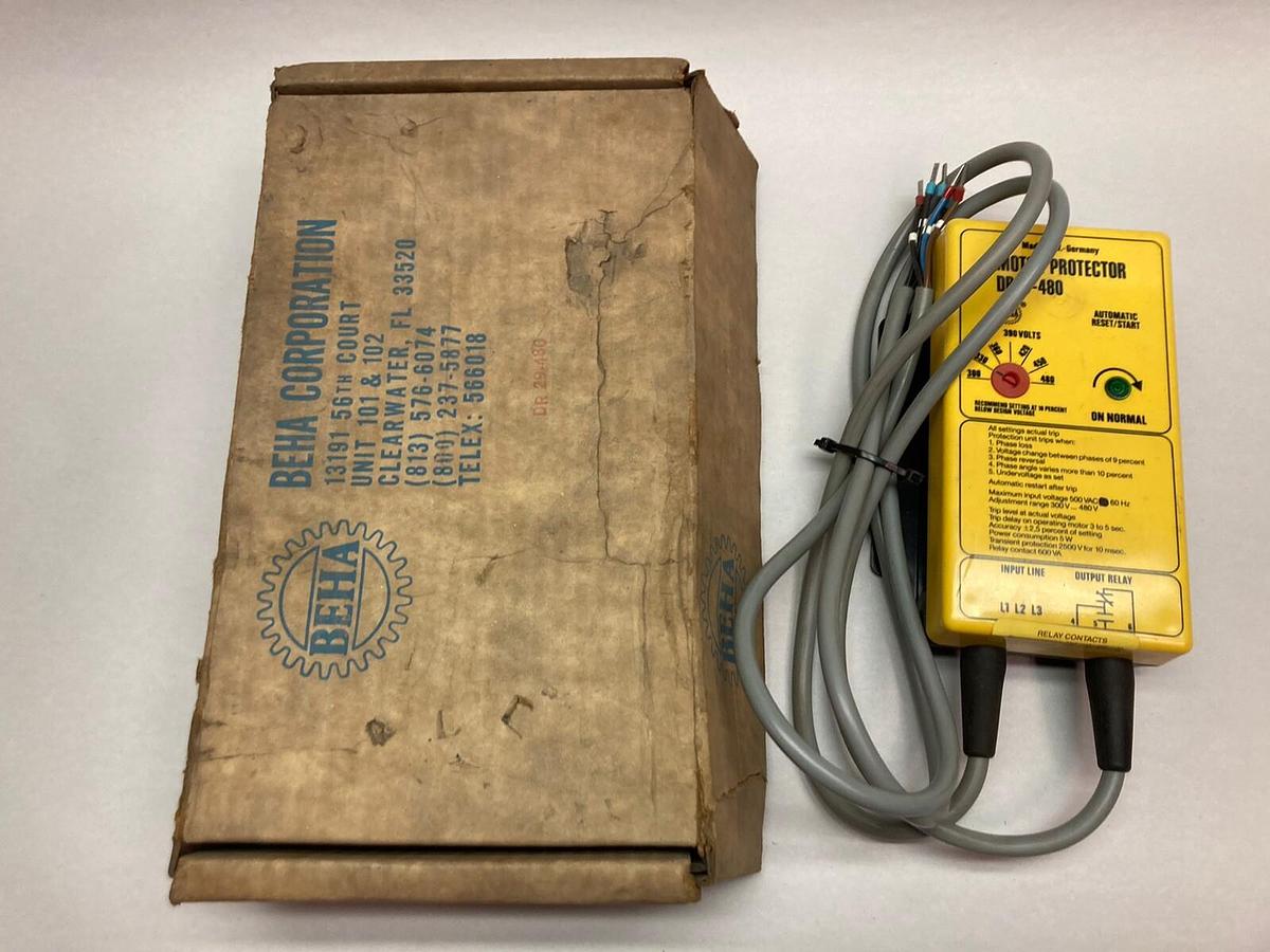 Beha,DR29-480,Motor Protector