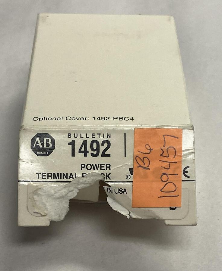 Allen Bradley,1492-50Y,Ser B Power Terminal Block NOS