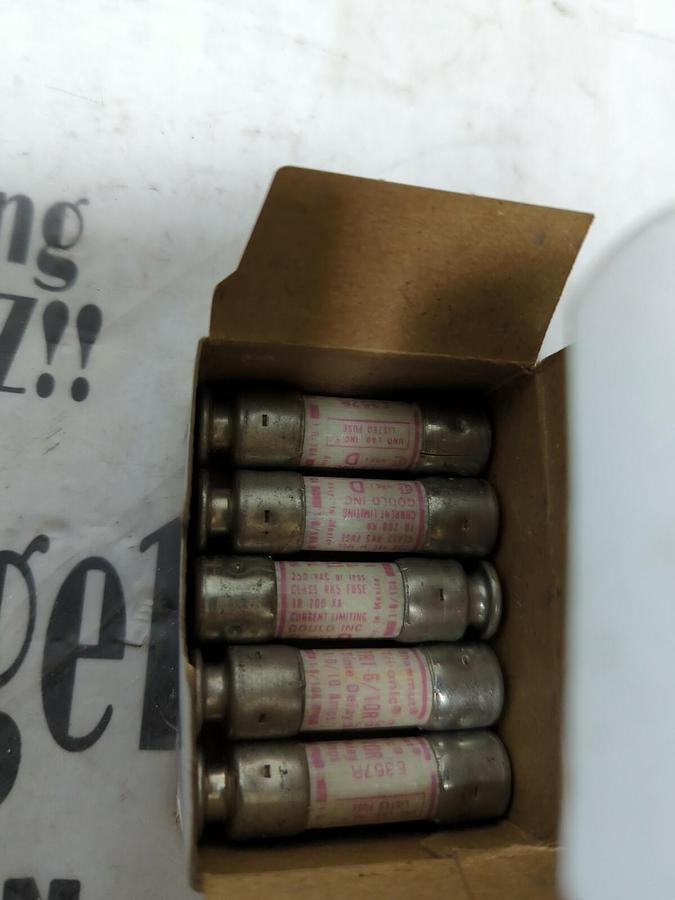 GOULD SHAWMUT,TR1-6/10R,TRI-ONIC FUSE BOX OF 5 NOS