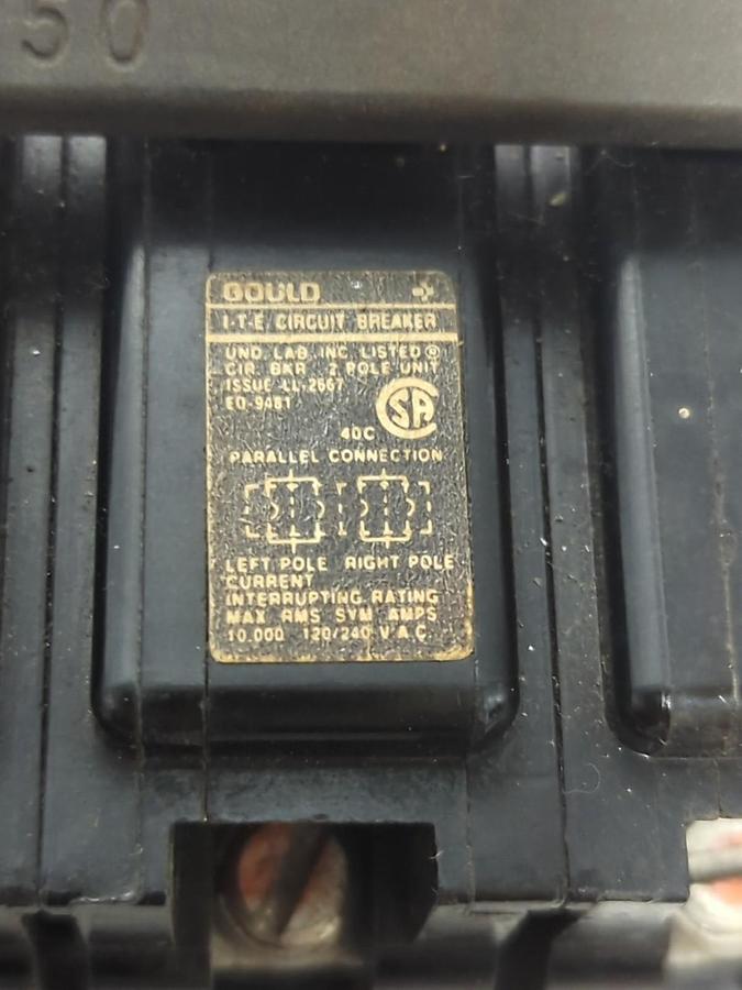 Used Cutler-Hammer,CH340,40 Amp 3 Pole Circuit Breaker LOT of 2