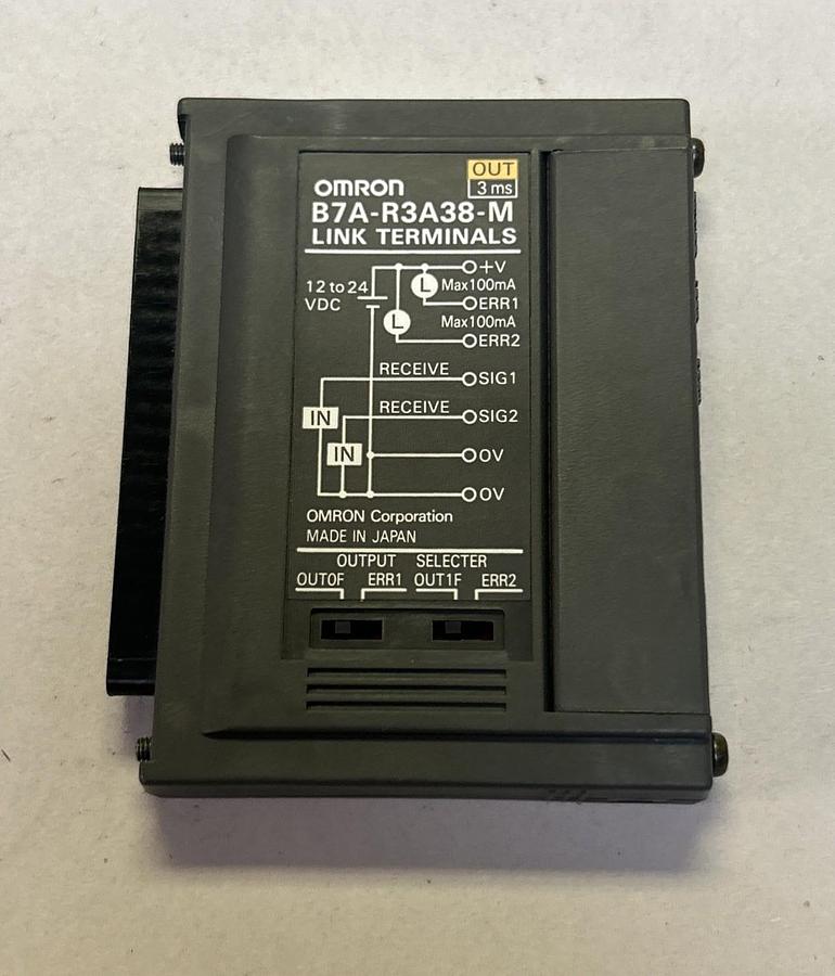 Used OMRON,B7A-R3A38-M,LINK TERMINALS