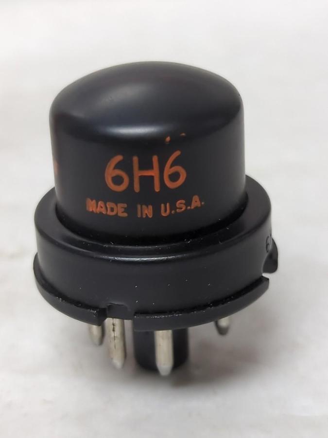 RCA,6H6,VACUUM TUBE NOS