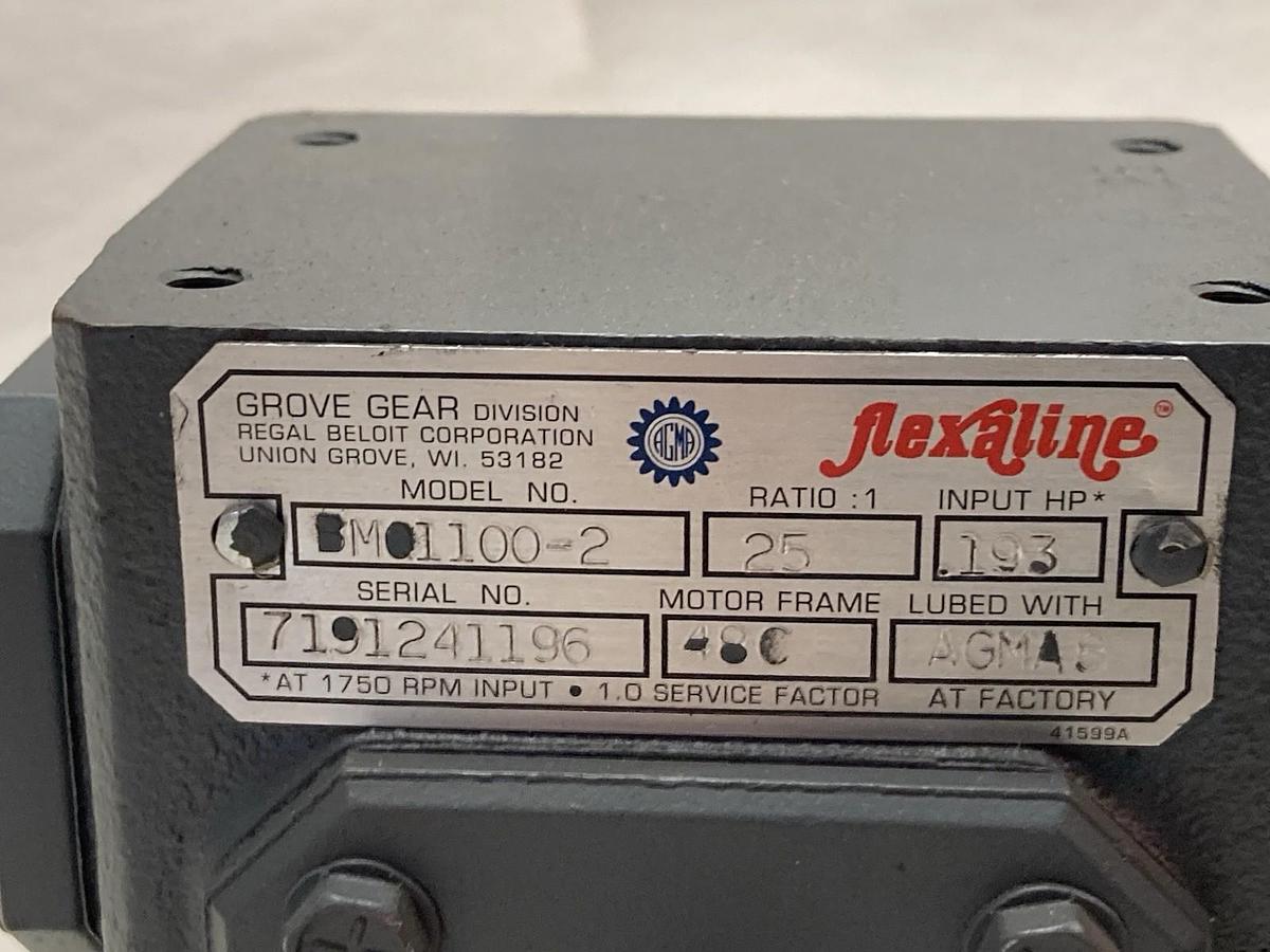 Flexaline,Model BM01100-2,Gear Reducer Ratio 25:1 193Hp Frame 48C