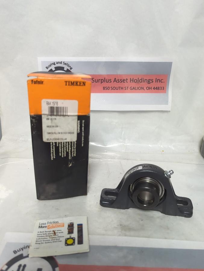 TIMKEN,RAK 15/16,PILLOW BLOCK BEARING 15/16 INCH BORE NOS