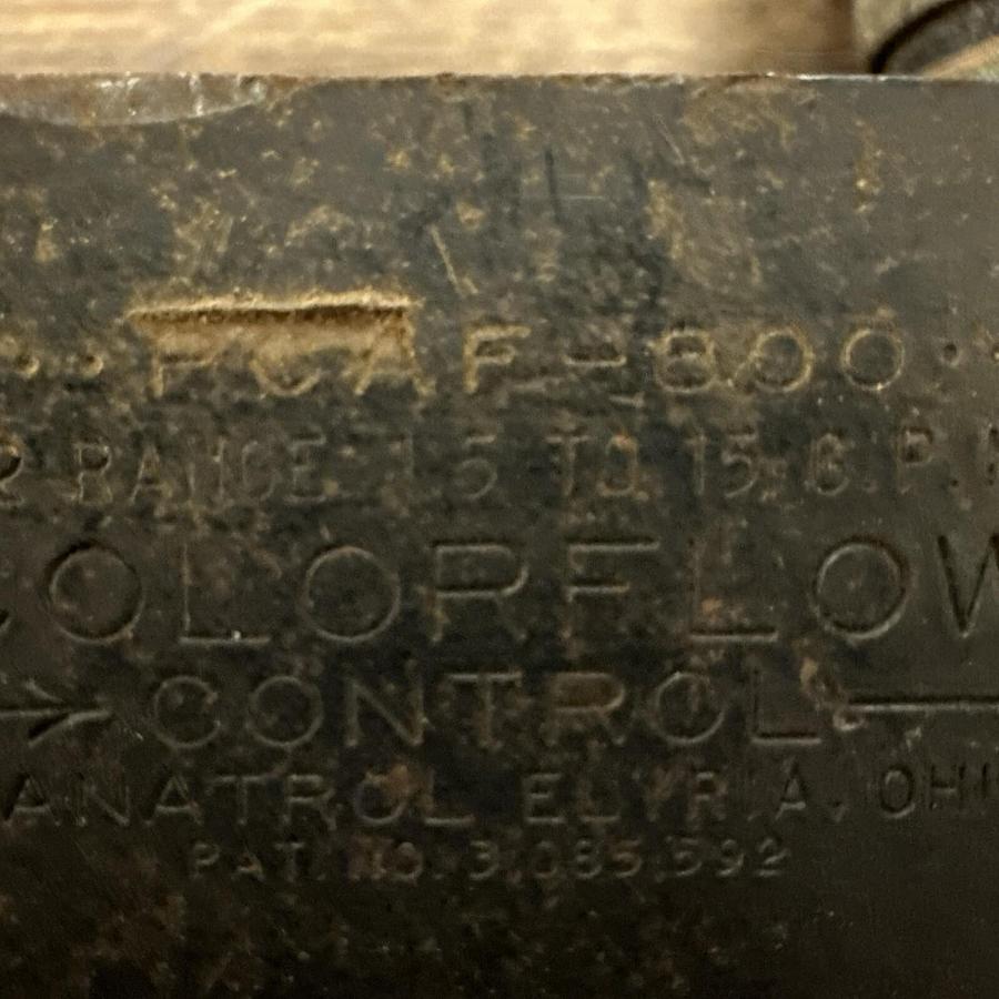 Used Colorflow Control,PCAF-800,Flow Control Valve