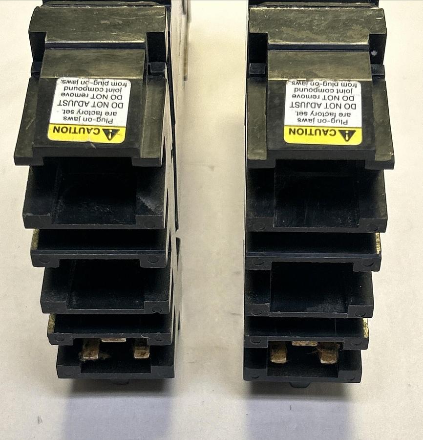 Used SQUARE D,FH16020C,I-LINE CIRCUIT BREAKER 20A 277V 1P LOT OF 2