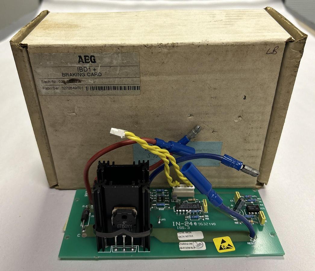 AEG,IBD1+ 9290-0026,BRAKING CARD NOS