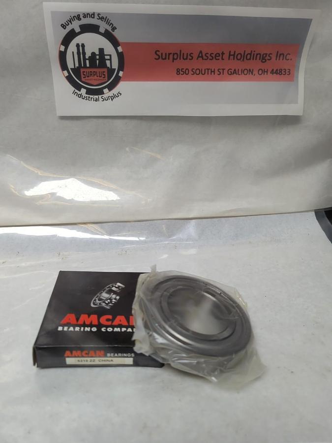 AMERICAN BEARING,6210ZZ,METAL SEALED DEEP GROOVE BALL BEARING NOS
