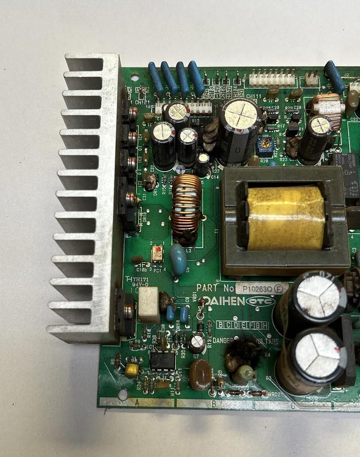 Used DAIHEN OTC,P10263Q,ROBOTIC CIRCUIT BREAKER DP400 WELDER