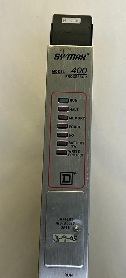 Used SQUARE D SYMAX,8020-SCP-424,PROCESSPR MODULE