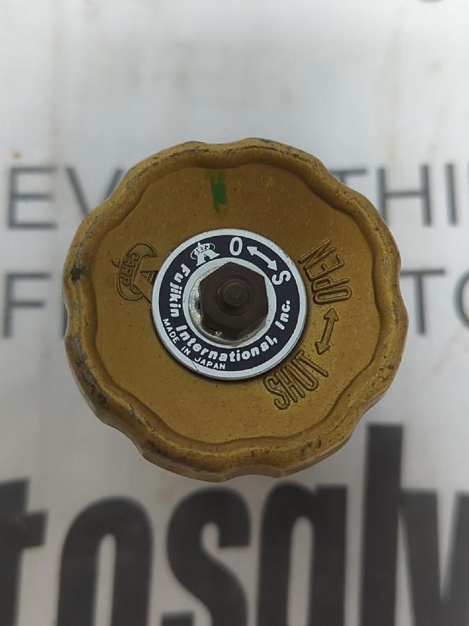FUJIKIN,8 NEEDLE,NEEDLE VALVE 1/4 INCH X 1/4 INCH NOS