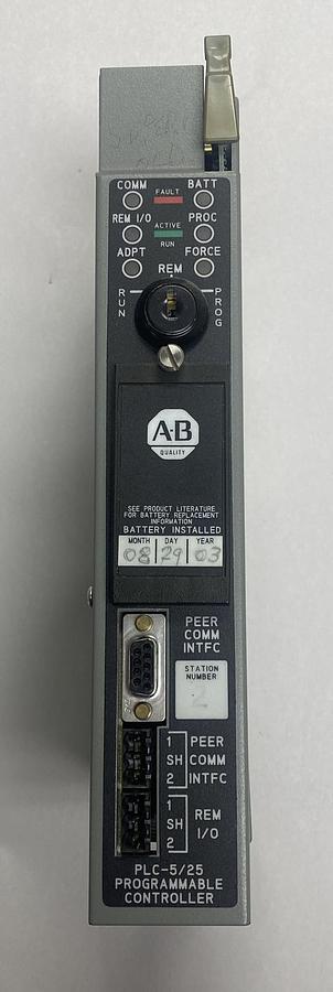 Used ALLEN BRADLEY,1785-LT2/A PLC-5/25, PROCESSOR MODULE