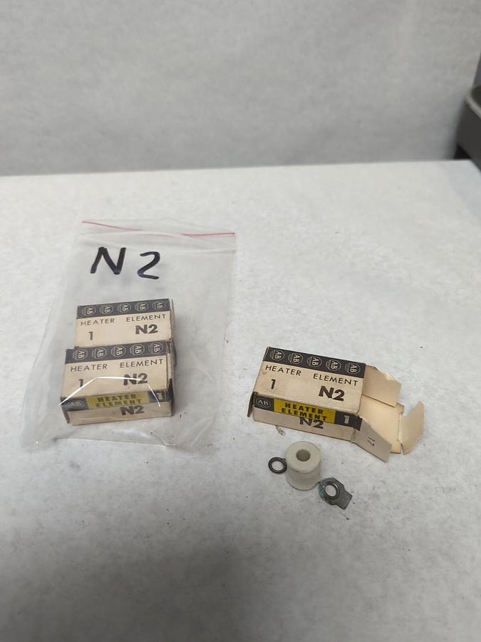 ALLEN BRADLEY,N2,THERMAL OVERLOAD HEATER ELEMENT LOT OF 3 NOS