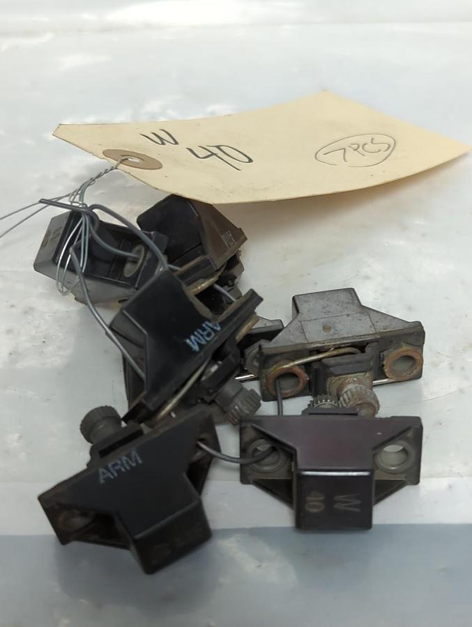 Used ALLEN BRADLEY,W40,THERMAL OVERLOAD HEATER ELEMENT LOT OF 7 PRE-OWNED