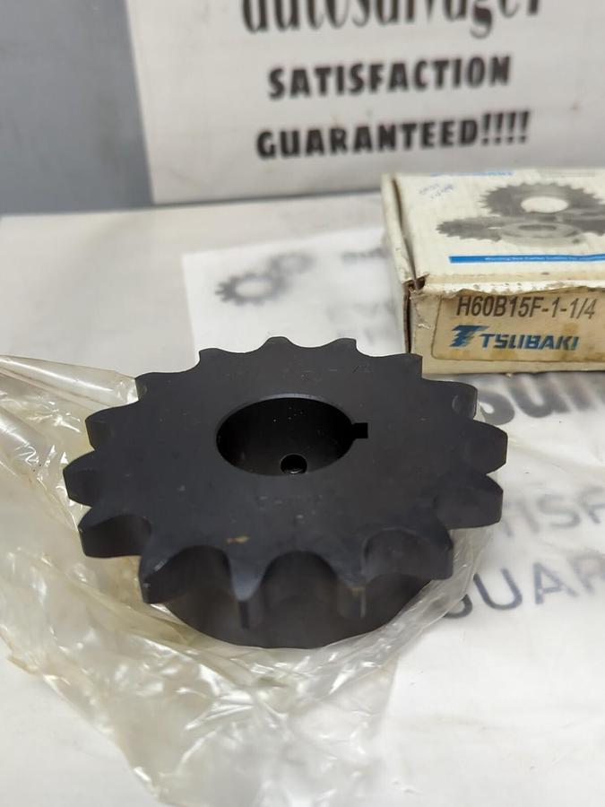 TSUBAKI,H60B15F-1-1/4,SPROCKET NEW IN BOX