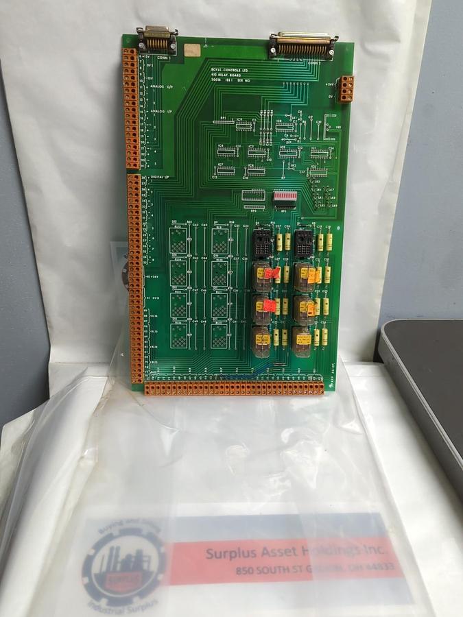 Used BOYLE CONTROLS,410,RELAY BOARD 20018 ISS1 PRE-OWNED
