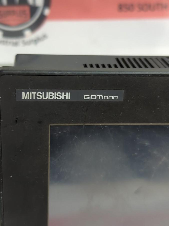 Used MITSUBISHI,GT1455-QTBD,GRAPHIC OPERATIONAL TERMINAL TOUCHSCREEN PRE-OWNED