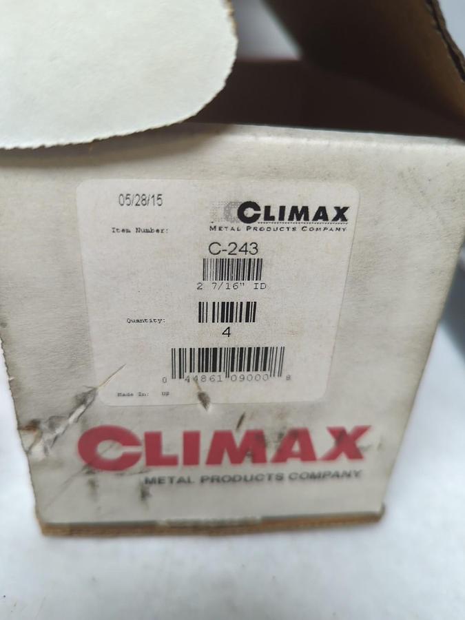 CLIMAX,C-243,SREW SET SHAFT COLLAR 2-7/16 INC LOT OF 4 NOS