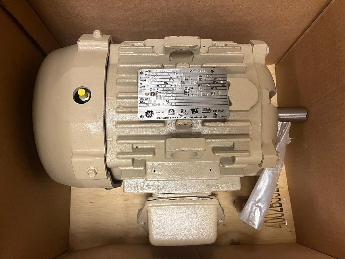 GE,5KS1825AA205D1,KS MOTOR 3HP 1765RPM 3PH 182T