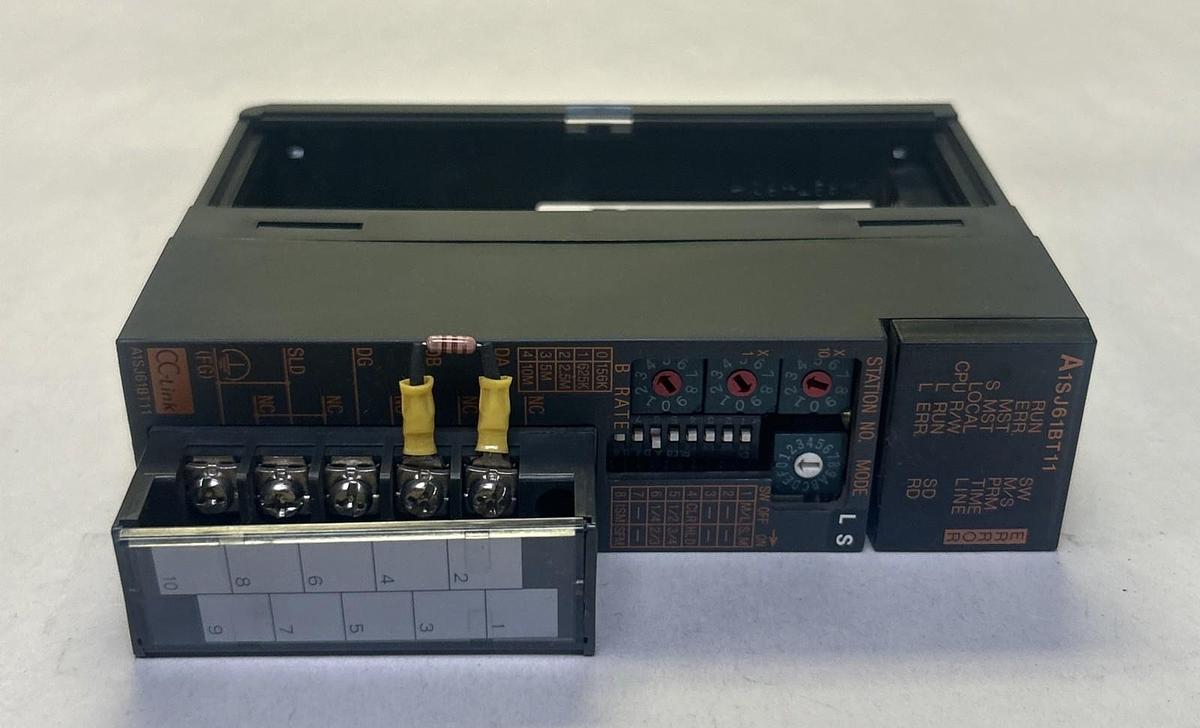 Used MITSUBISHI,A1SJ61BT11,DATALINK UNIT MODULE